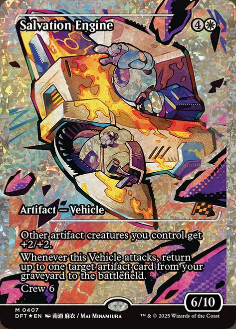 Salvation Engine (DFT) (Fracture Foil) (Full Art) (#407)