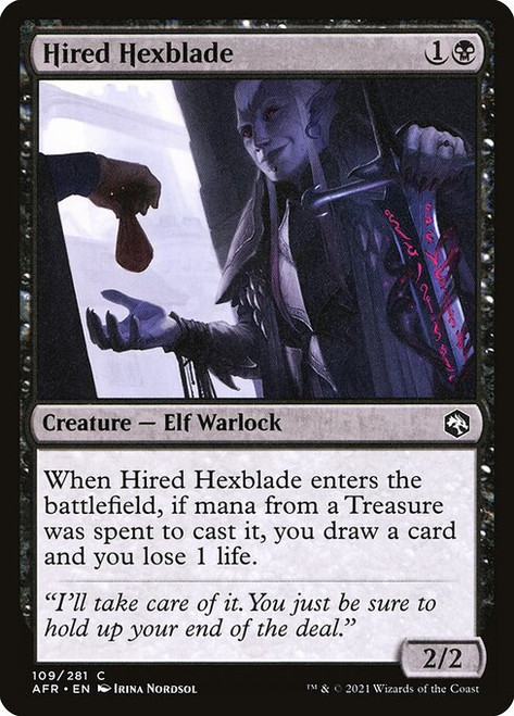 Hired Hexblade (AFR) (Foil) (#109)