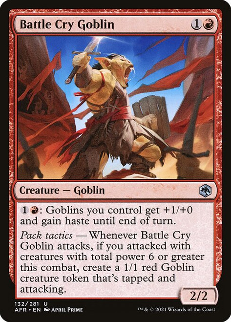 Battle Cry Goblin (AFR) (Foil) (#132)