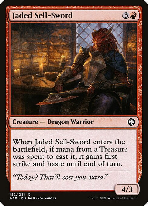 Jaded Sell-Sword (AFR) (Foil) (#152)