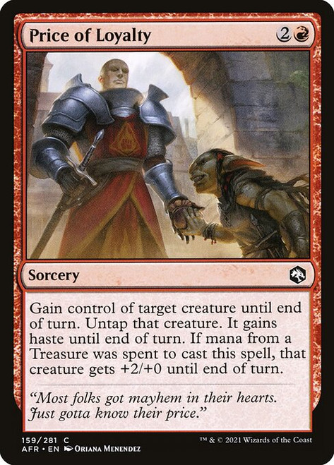 Price of Loyalty (AFR) (Foil) (#159)