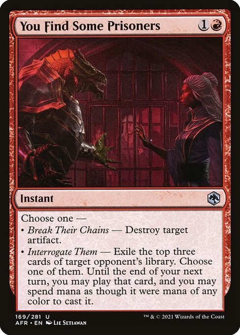 You Find Some Prisoners (AFR) (Foil) (#169)