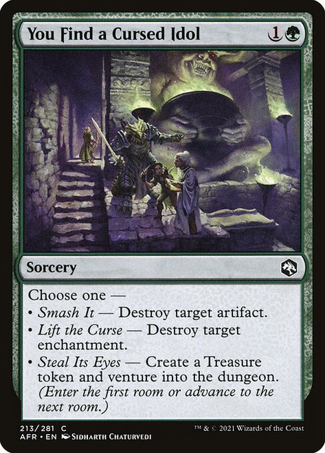 You Find a Cursed Idol (AFR) (Foil) (#213)