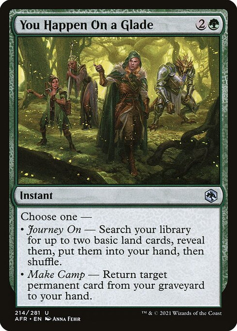 You Happen On a Glade (AFR) (Foil) (#214)