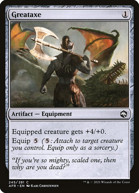 Greataxe (AFR) (Foil) (#245)