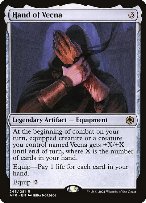 Hand of Vecna (AFR) (Foil) (#246)