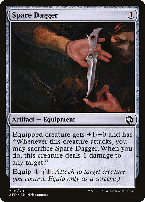 Spare Dagger (AFR) (Foil) (#250)