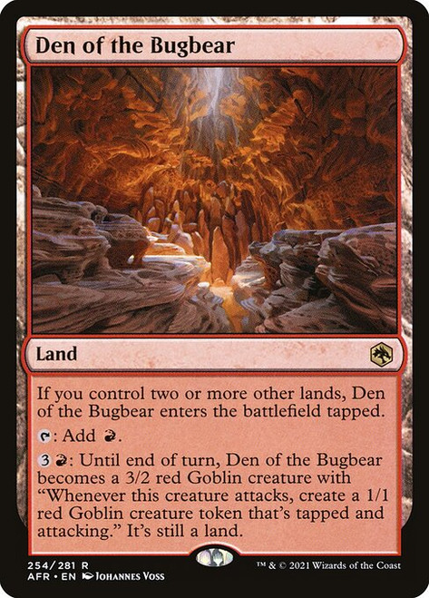 Den of the Bugbear (AFR) (Foil) (#254)