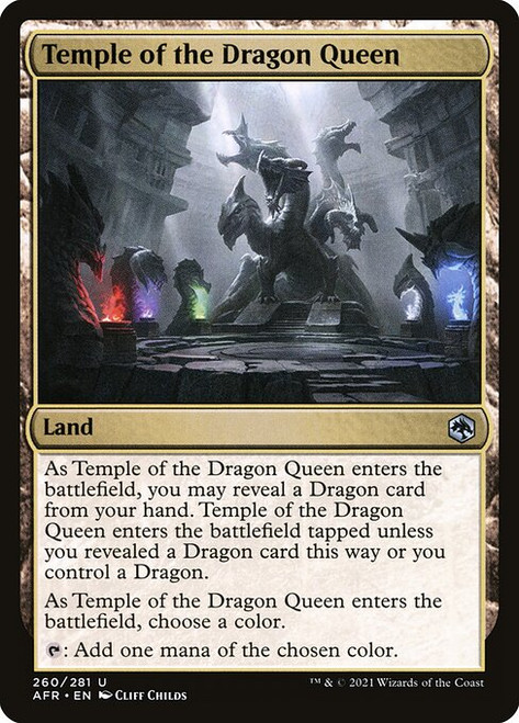 Temple of the Dragon Queen (AFR) (Foil) (#260)