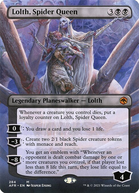 Lolth, Spider Queen (AFR) (Borderless) (#284)