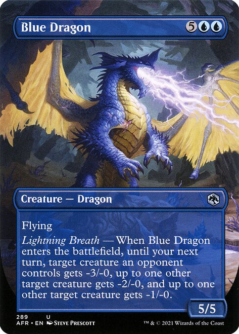 Blue Dragon (AFR) (Foil) (Borderless) (#289)