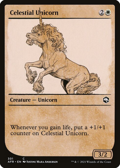 Celestial Unicorn (AFR) (Foil) (Showcase) (#301)
