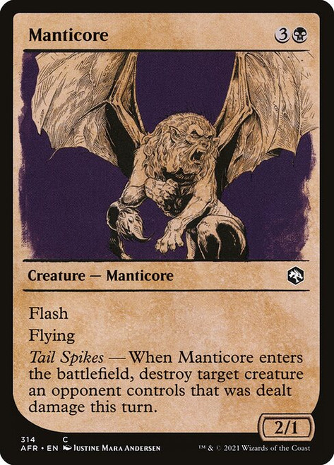 Manticore (AFR) (Foil) (Showcase) (#314)
