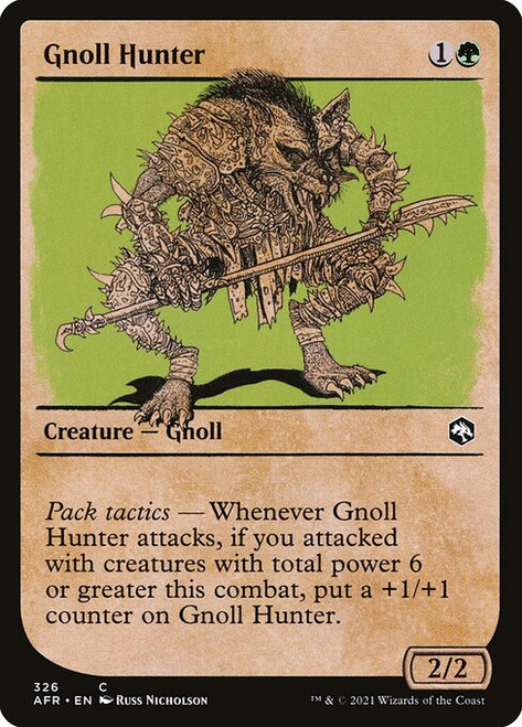 Gnoll Hunter (AFR) (Foil) (Showcase) (#326)