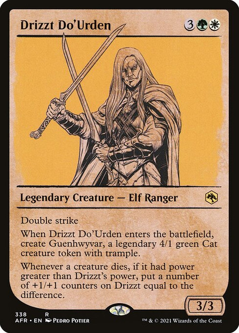 Drizzt Do'Urden (AFR) (Foil) (Showcase) (#338)