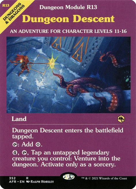 Dungeon Descent (AFR) (Foil) (Showcase) (#352)