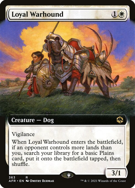 Loyal Warhound (AFR) (Extended Art) (#363)
