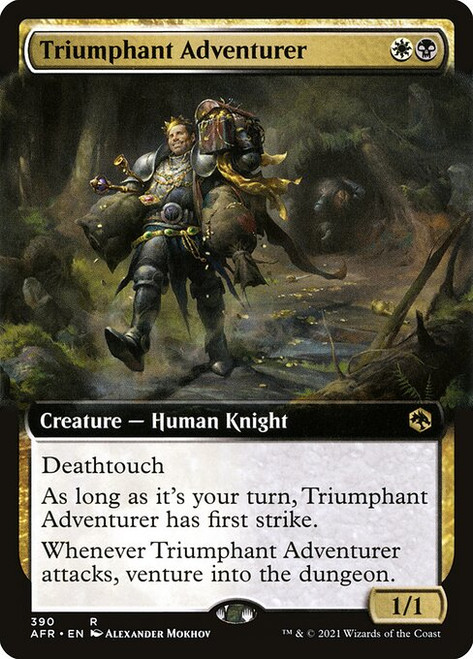 Triumphant Adventurer (AFR) (Foil) (Extended Art) (#390)
