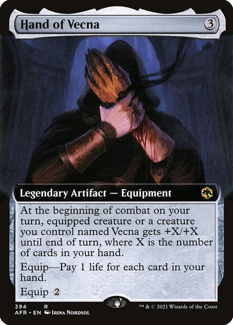 Hand of Vecna (AFR) (Foil) (Extended Art) (#394)