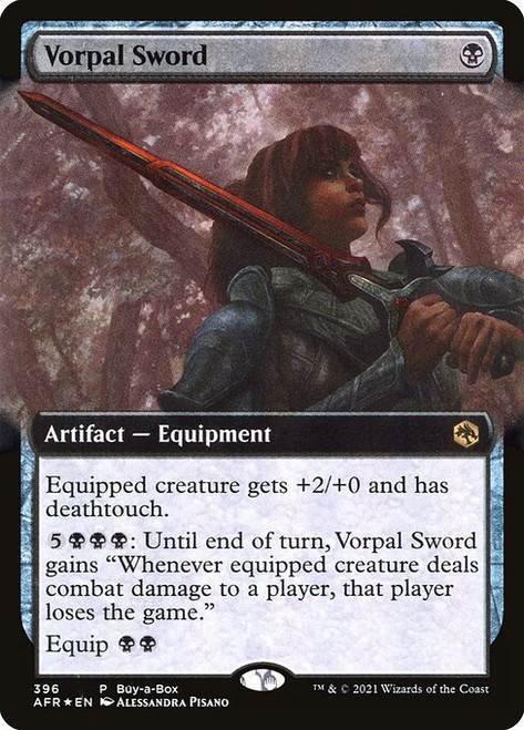 Vorpal Sword (AFR) (Foil) (Extended Art) (#396)