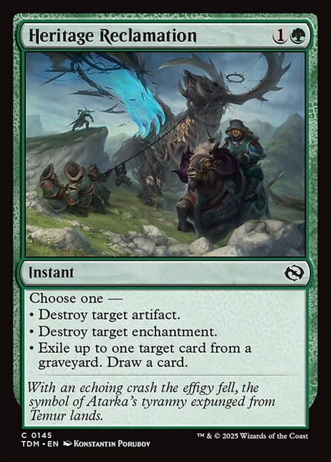 Heritage Reclamation (TDM) (Foil) (#145)