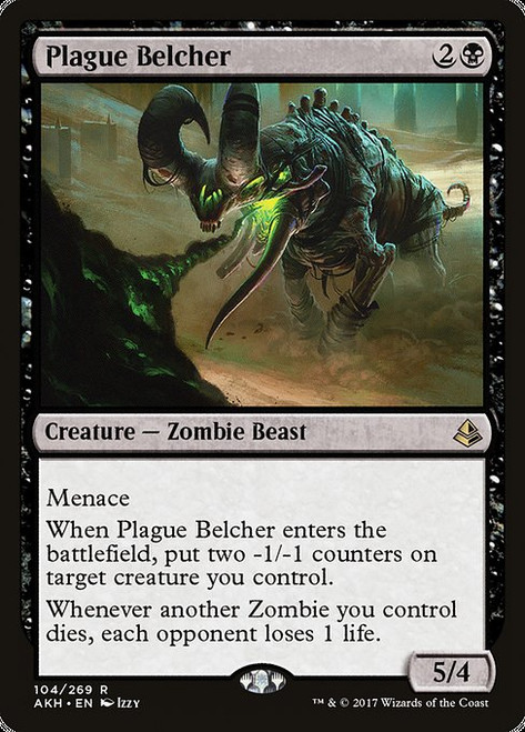 Plague Belcher (AKH) (Foil) (#104)