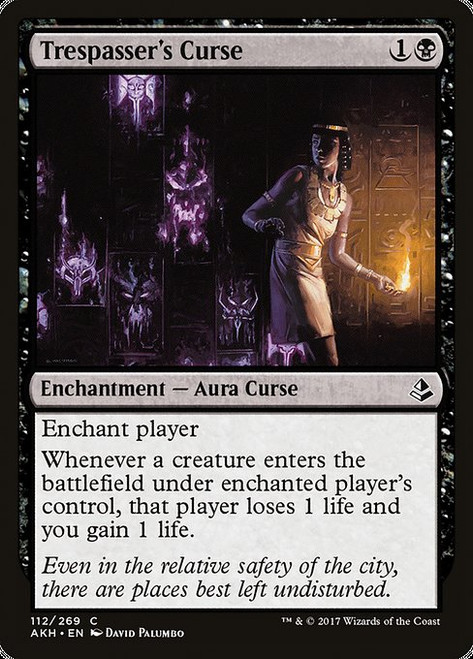 Trespasser's Curse (AKH) (Foil) (#112)