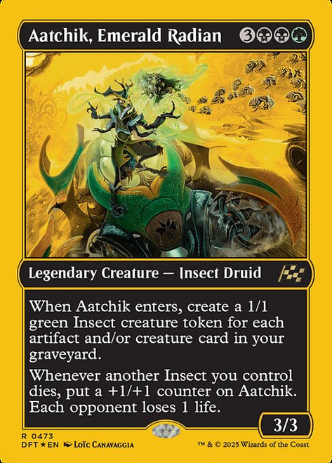 Aatchik, Emerald Radian (DFT) (First Place Foil) (#473)