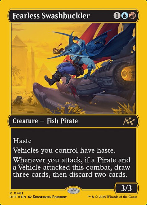 Fearless Swashbuckler (DFT) (First Place Foil) (#481)