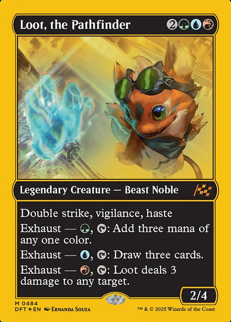 Loot, the Pathfinder (DFT) (First Place Foil) (#484)