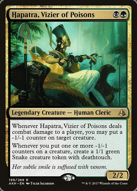 Hapatra, Vizier of Poisons (AKH) (Foil) (#199)