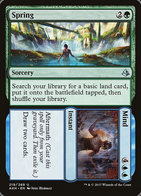 Spring // Mind (AKH) (Foil) (#219)