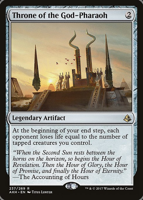 Throne of the God-Pharaoh (AKH) (Foil) (#237)