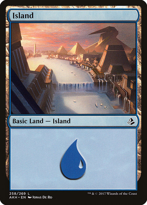 Island (AKH) (Foil) (#258)