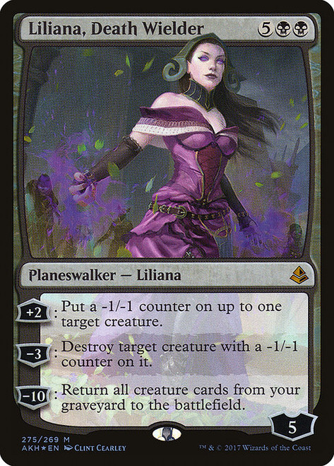 Liliana, Death Wielder (AKH) (Foil) (#275)