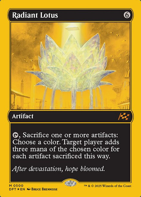Radiant Lotus (DFT) (First Place Foil) (#500)