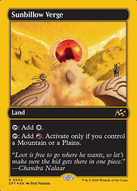 Sunbillow Verge (DFT) (First Place Foil) (#504)