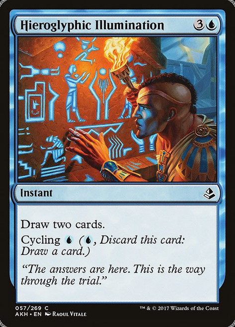 Hieroglyphic Illumination (AKH) (Foil) (#57)