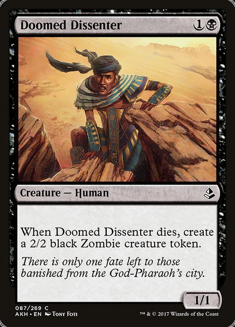 Doomed Dissenter (AKH) (Foil) (#87)