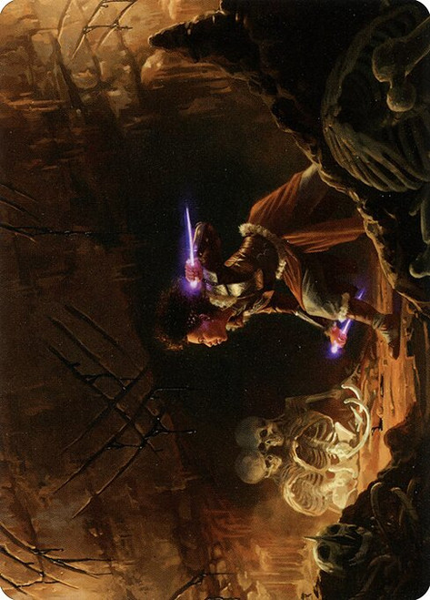 Dogged Pursuit // Dogged Pursuit (AKHM) (Foil) (Borderless) (#21)