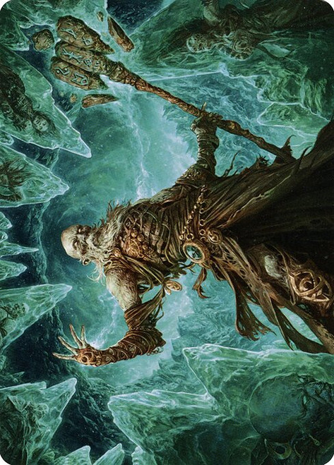 Draugr Necromancer // Draugr Necromancer (AKHM) (Foil) (Borderless) (#22)