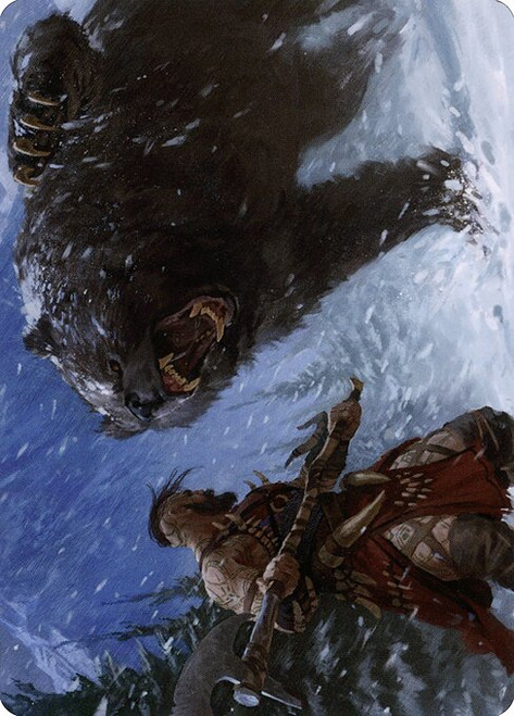 Blizzard Brawl // Blizzard Brawl (AKHM) (Foil) (Borderless) (#41)