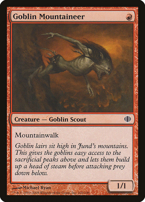 Goblin Mountaineer (ALA) (#102)