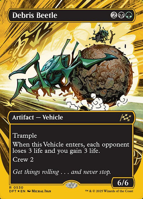 Debris Beetle (DFT) (First Place Foil) (Borderless) (#530)