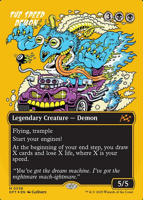 The Speed Demon (DFT) (First Place Foil) (Borderless) (#538)