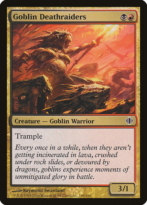 Goblin Deathraiders (ALA) (Foil) (#169)
