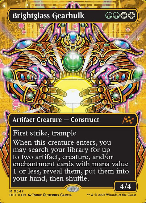 Brightglass Gearhulk (DFT) (First Place Foil) (Borderless) (#547)
