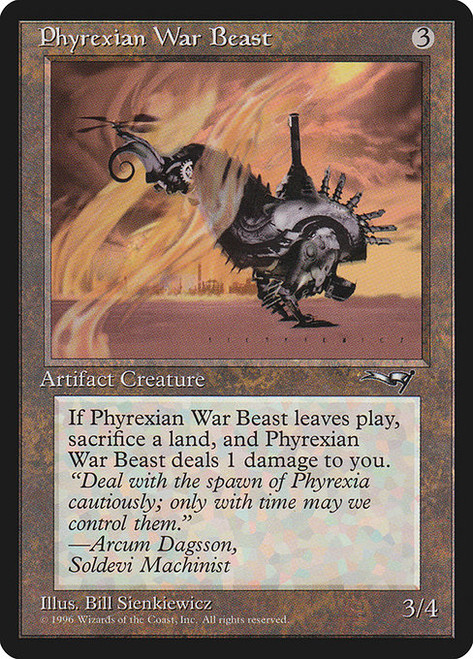 Phyrexian War Beast (ALL) (#127a)