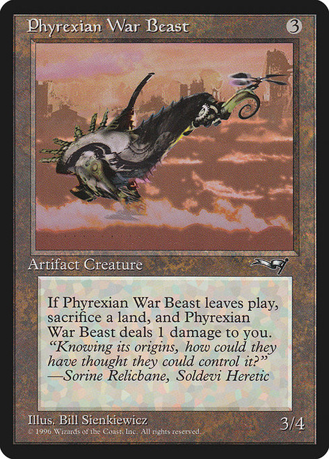 Phyrexian War Beast (ALL) (#127b)
