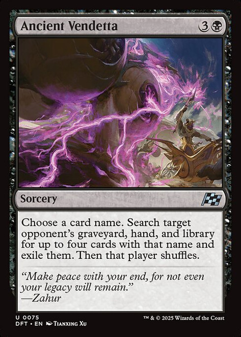 Ancient Vendetta (DFT) (#75)
